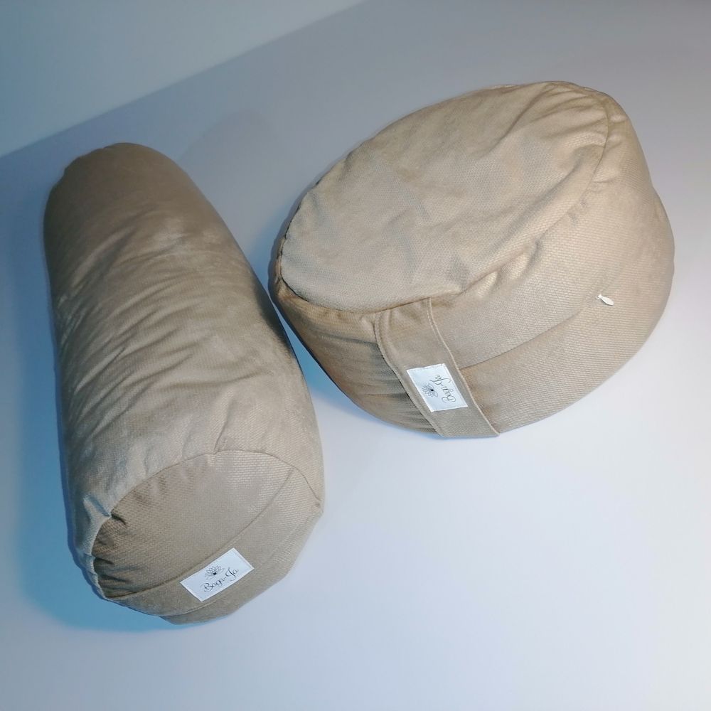 Bolster + poducha Zafu CAPPUCCINO - obrazek 4