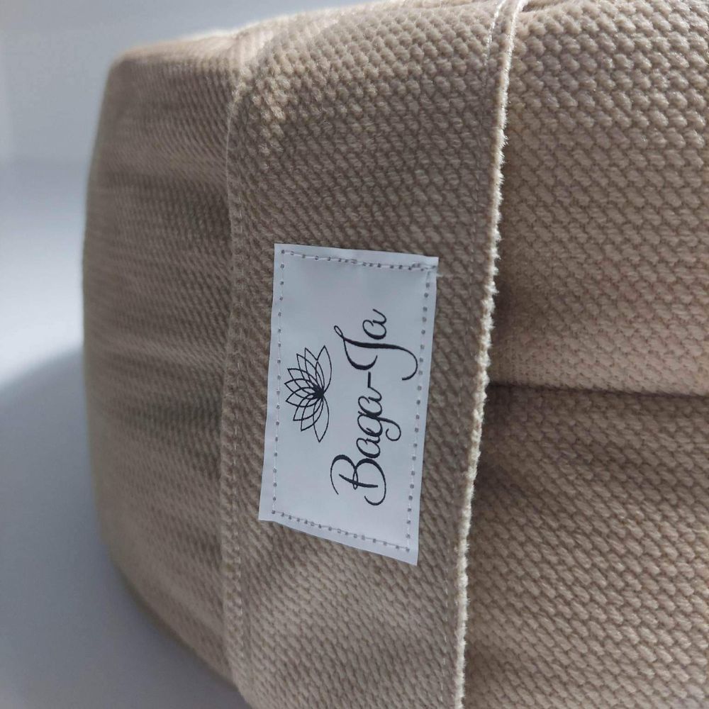 Bolster + poducha Zafu CAPPUCCINO - obrazek 6