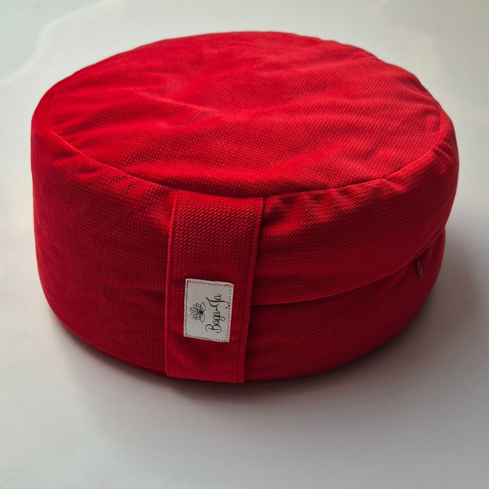 Bolster + poducha Zafu CZERWONY - obrazek 7