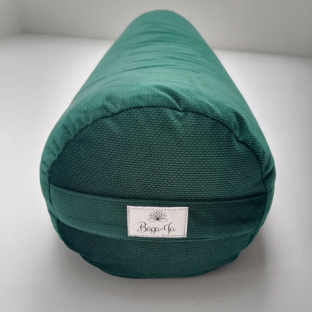 Bolster + poducha Zafu BUTELKOWA ZIELEŃ - obrazek 6