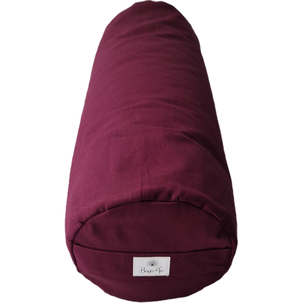 Bolster + poducha Lotos BURGUND Bawełna - obrazek 6
