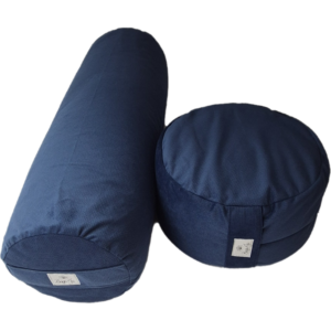 Bolster + poducha Zafu CIEMNY GRANAT