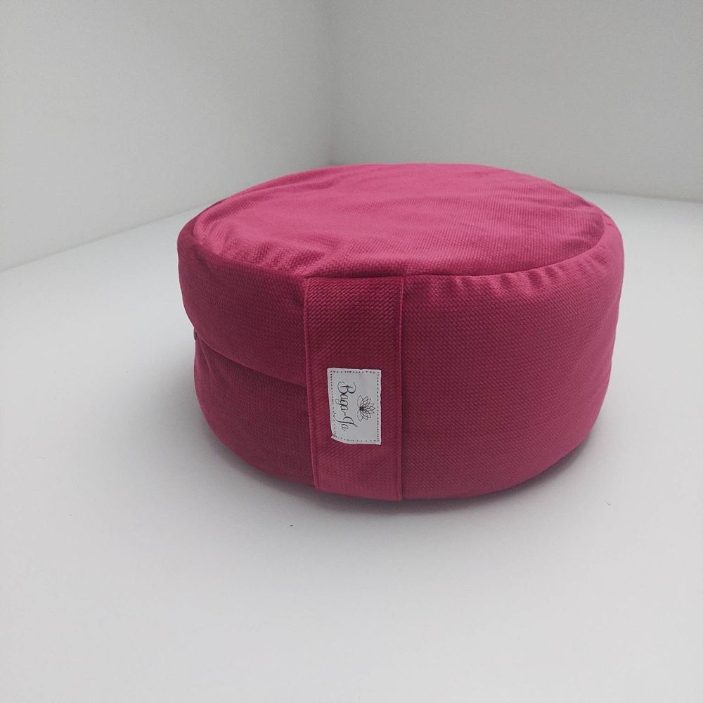 Bolster + poducha Zafu BURGUND - obrazek 5