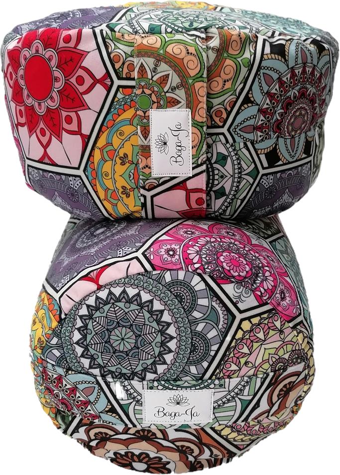 Bolster + poducha Zafu + mały wałek HEKSAGON - obrazek 12
