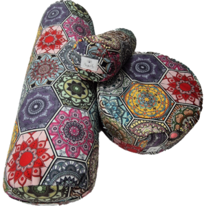 Bolster + poducha Zafu + mały wałek HEKSAGON