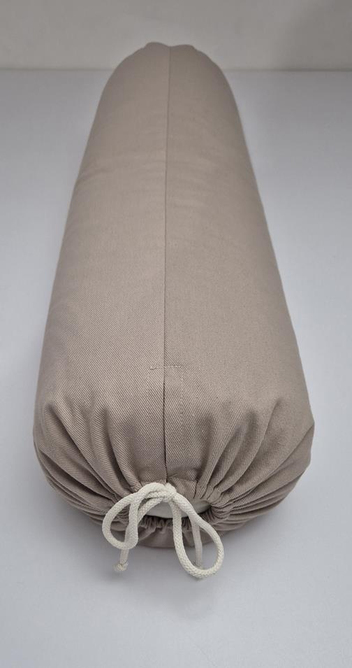 Bolster + poducha Zafu Beżowy Bawełna - obrazek 8