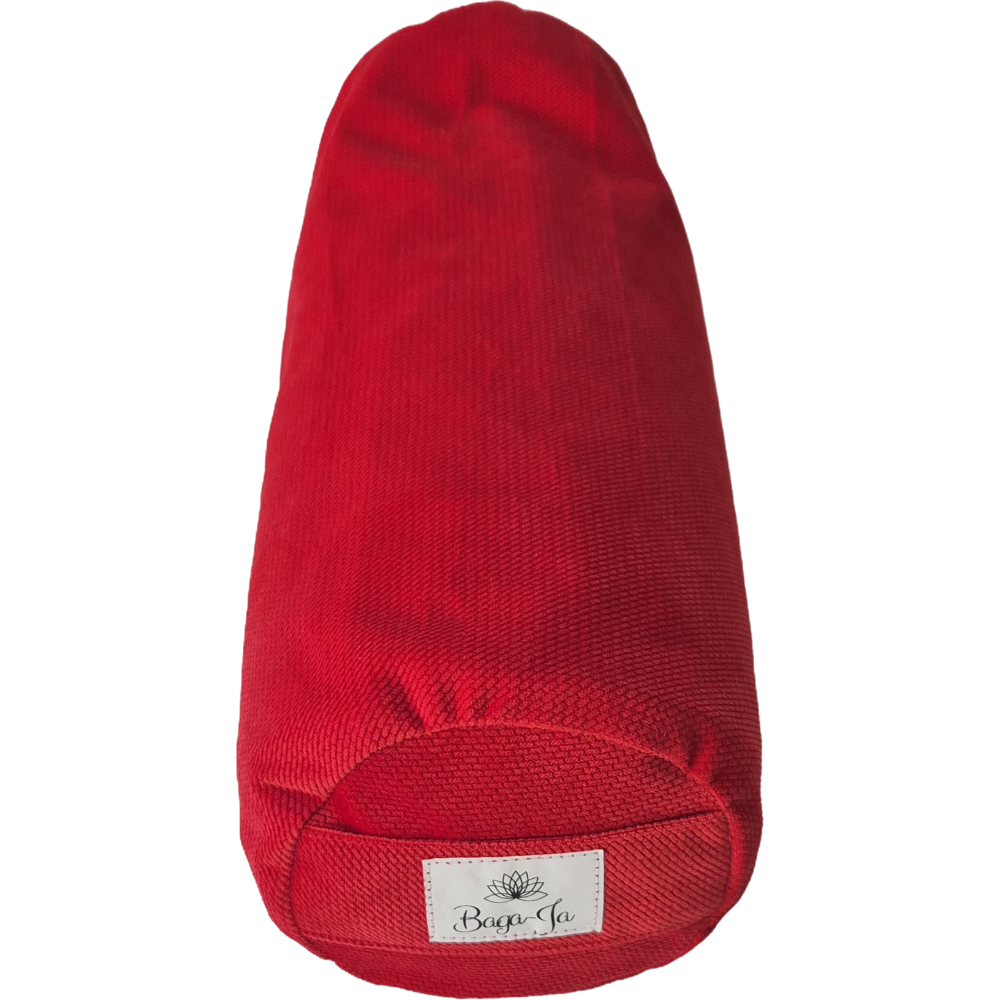 Bolster + poducha Zafu + mały wałek CZERWONY - obrazek 3
