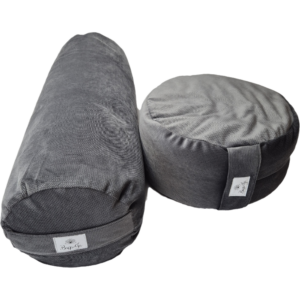 Bolster + poducha Zafu GRAFIT