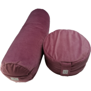 Bolster + poducha Zafu BRUDNY RÓŻ
