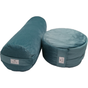 Bolster + poducha Zafu SZMARAGD