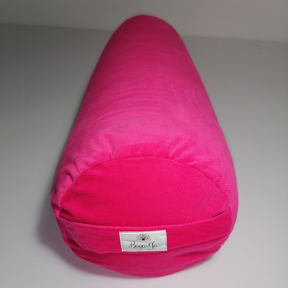 Bolster + poducha Zafu FUKSJA - obrazek 3