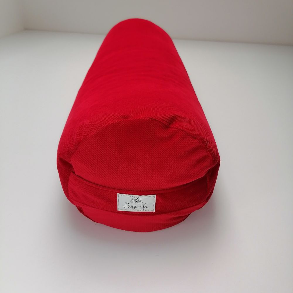 Bolster + poducha Zafu CZERWONY - obrazek 5