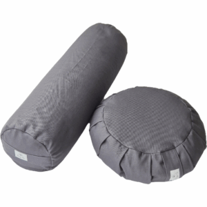 Bolster + poducha Lotos ANTRACYT Bawełna